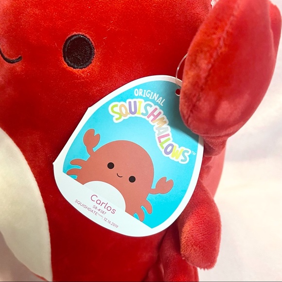 Carlos the Crab Squishmallow 8” Sea Life Squish - Picture 2 of 4